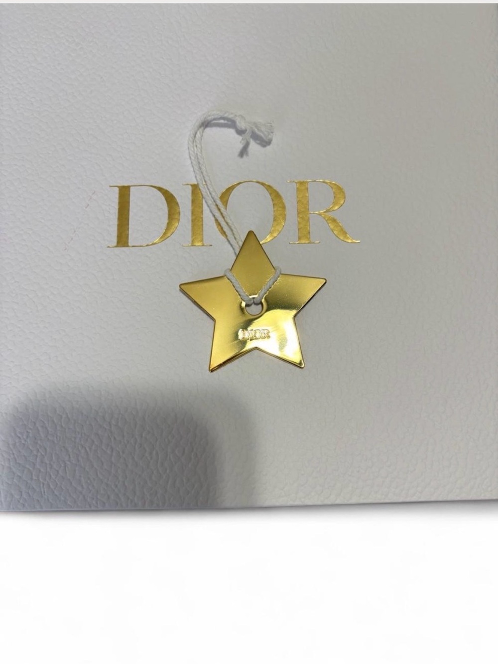Dior Star Charm Pendant with String